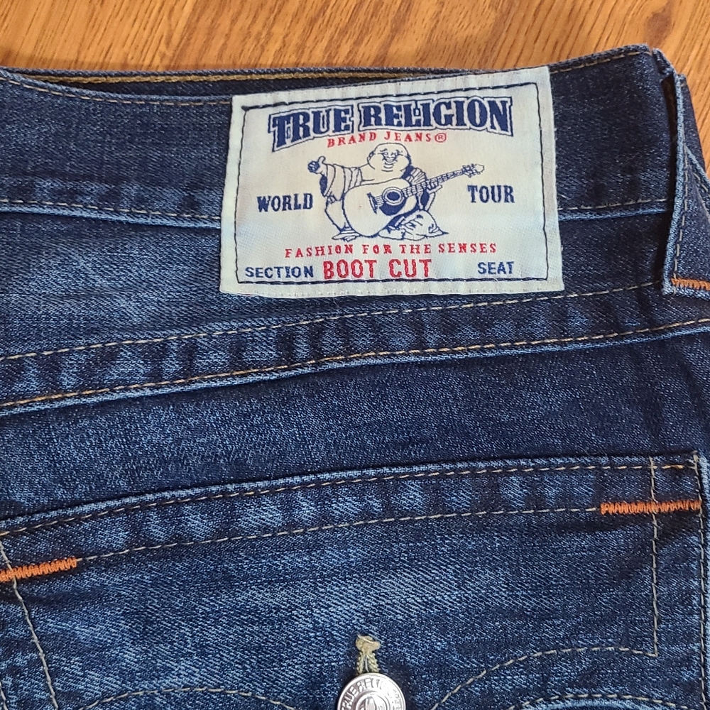 True Religon Bootcut Jeans Size 34 - Picture 4 of 7